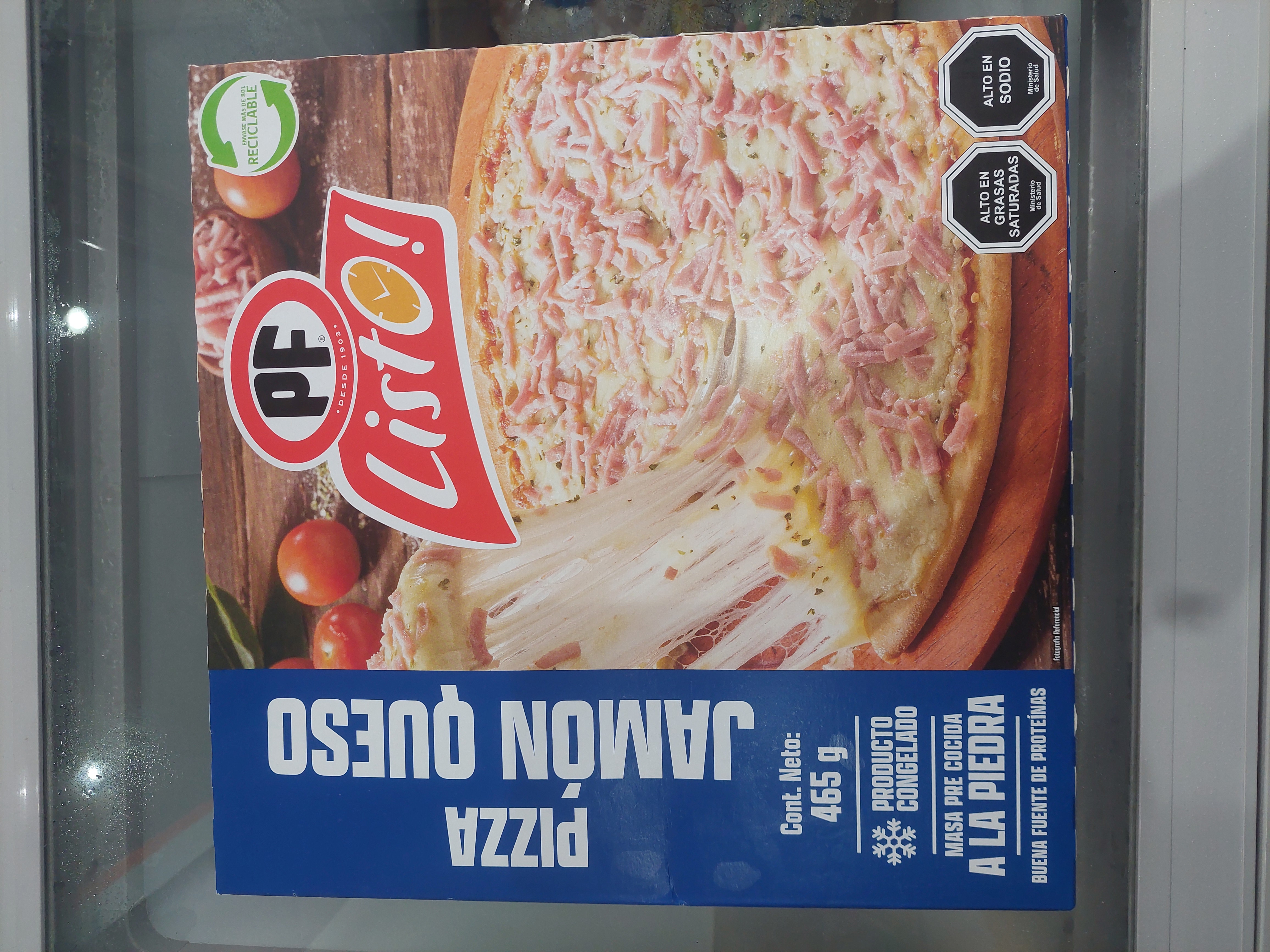 Pizza Jamón Queso PF 465g