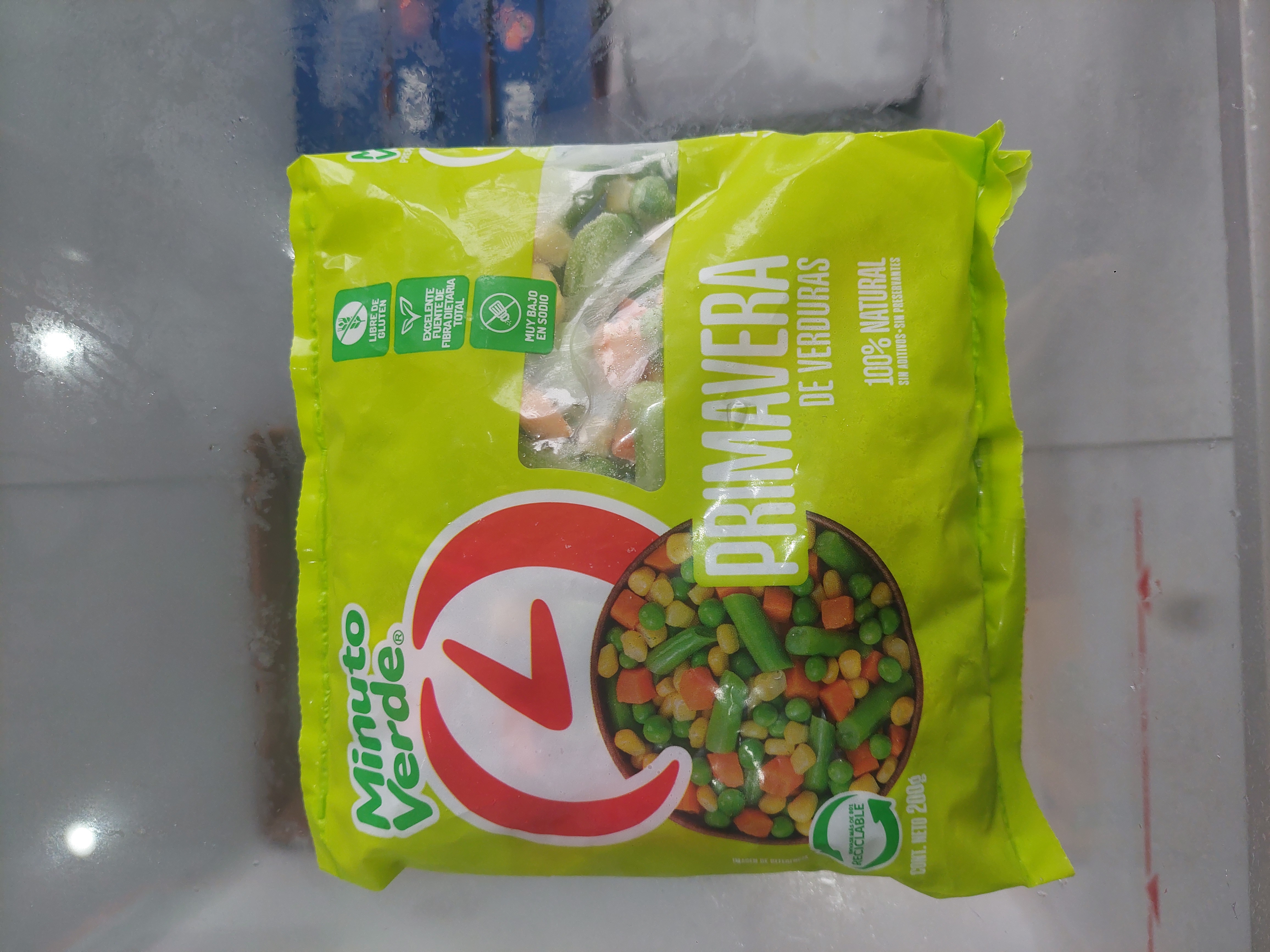 Primavera de verduras 200g Minuto Verde