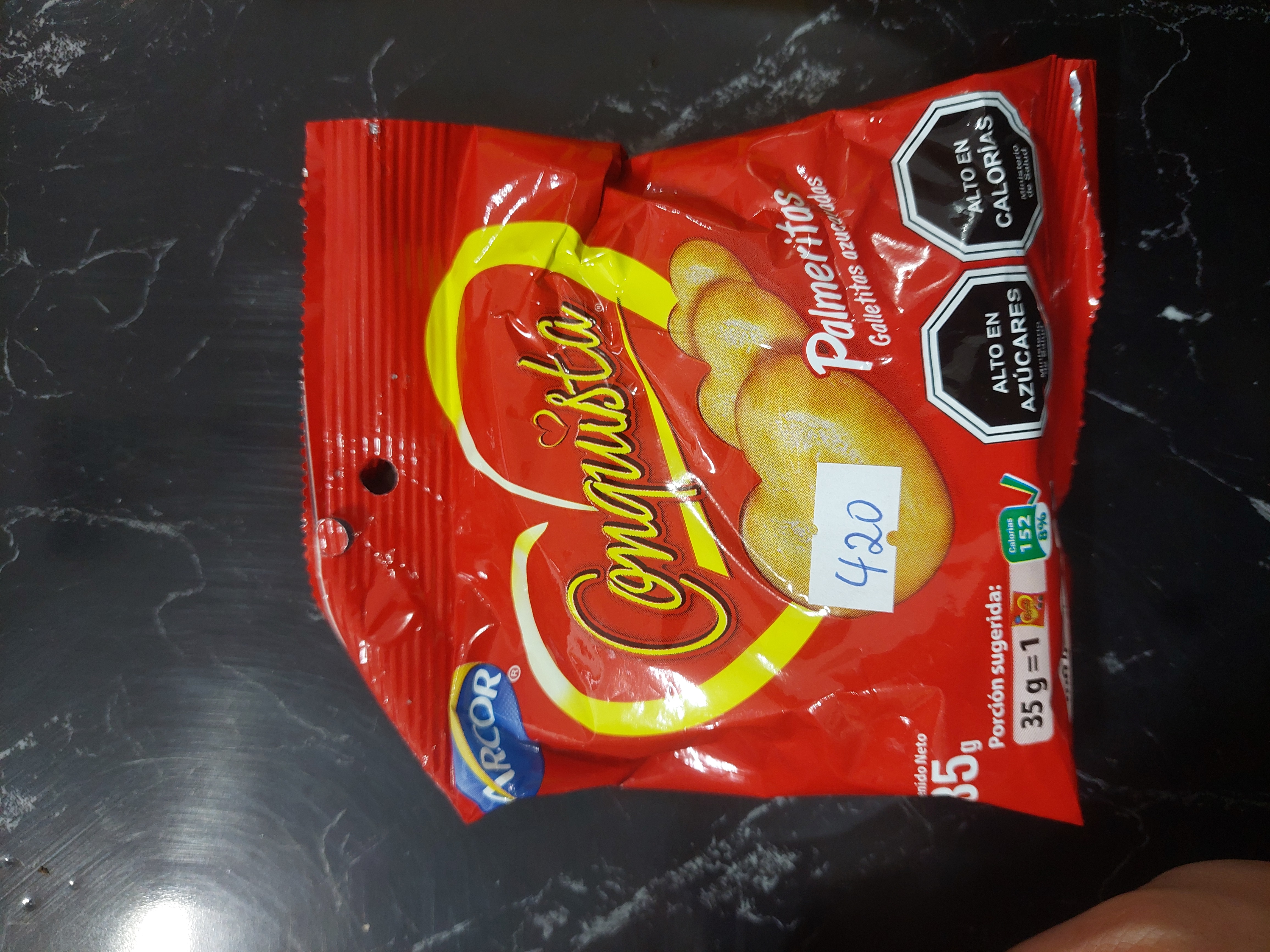Palmeritas Conquista 35g Arcor
