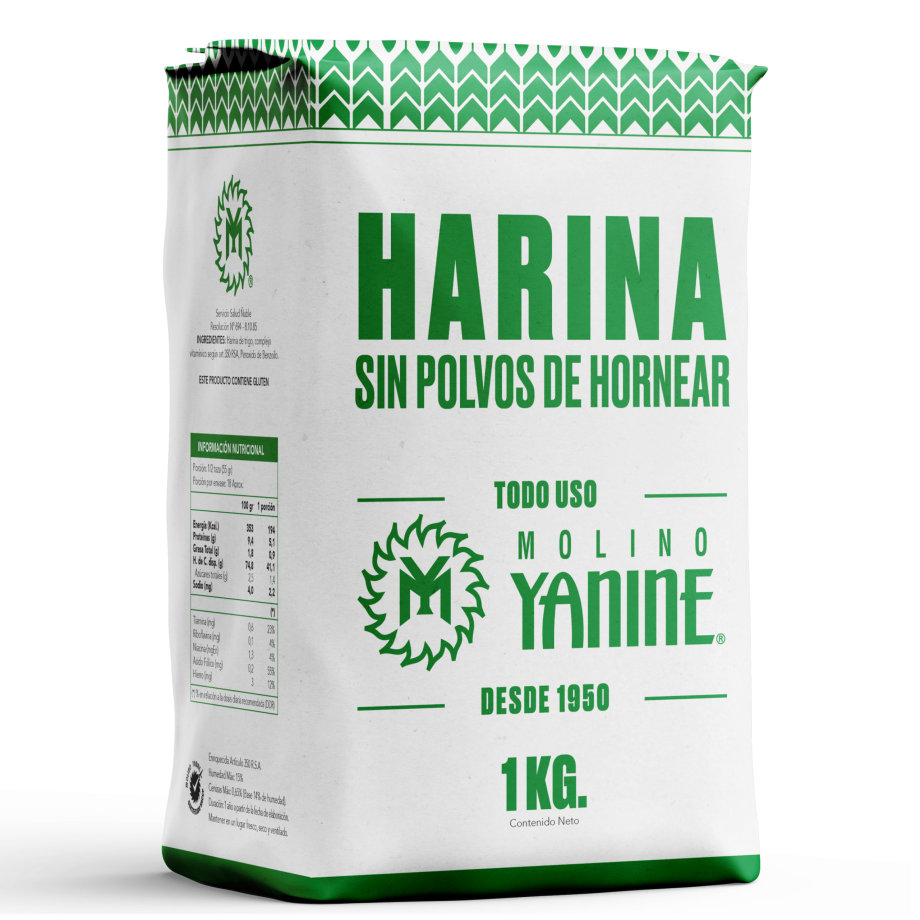 Harina Sin polvos de hornear 1kg
