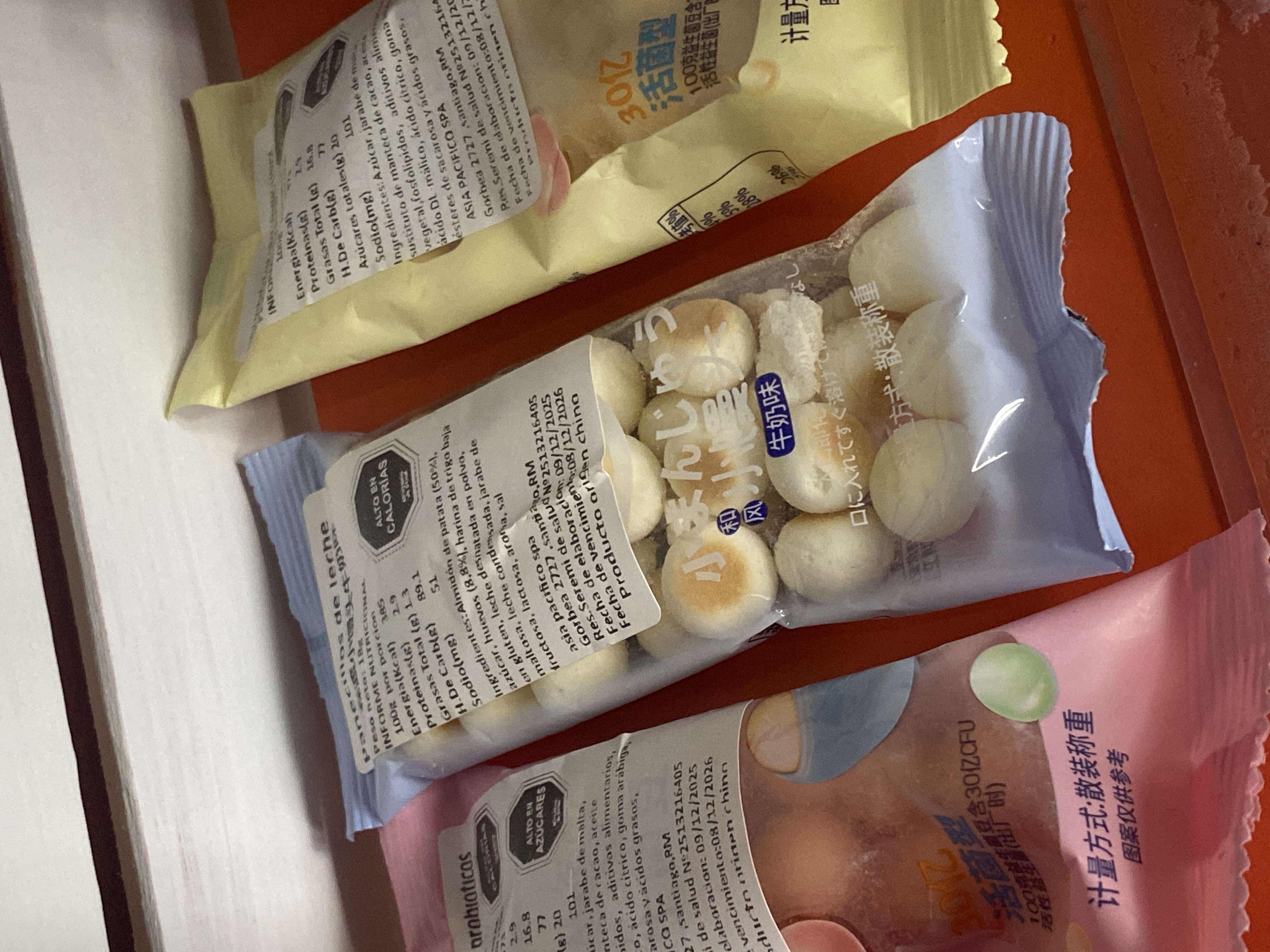 Bolitas sabor a leche