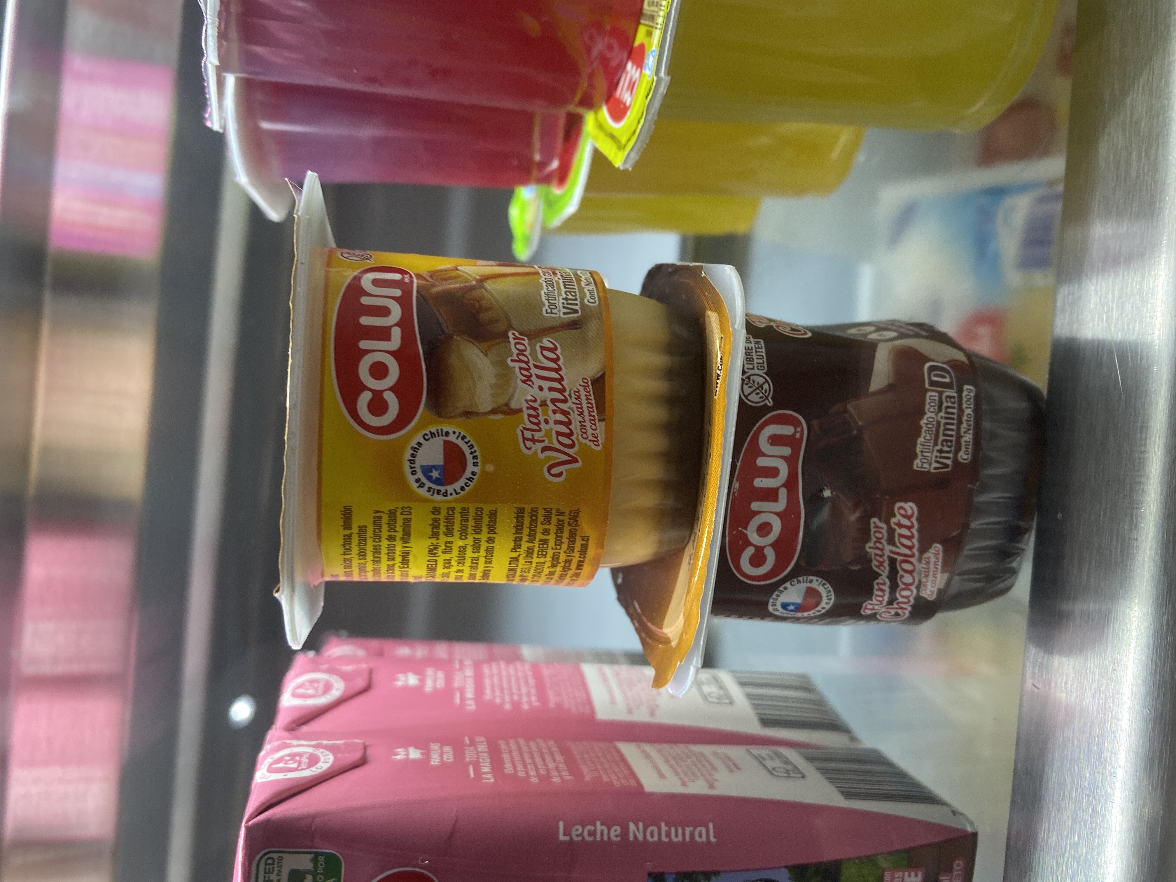 Flan Colun Chocolate/Manjar