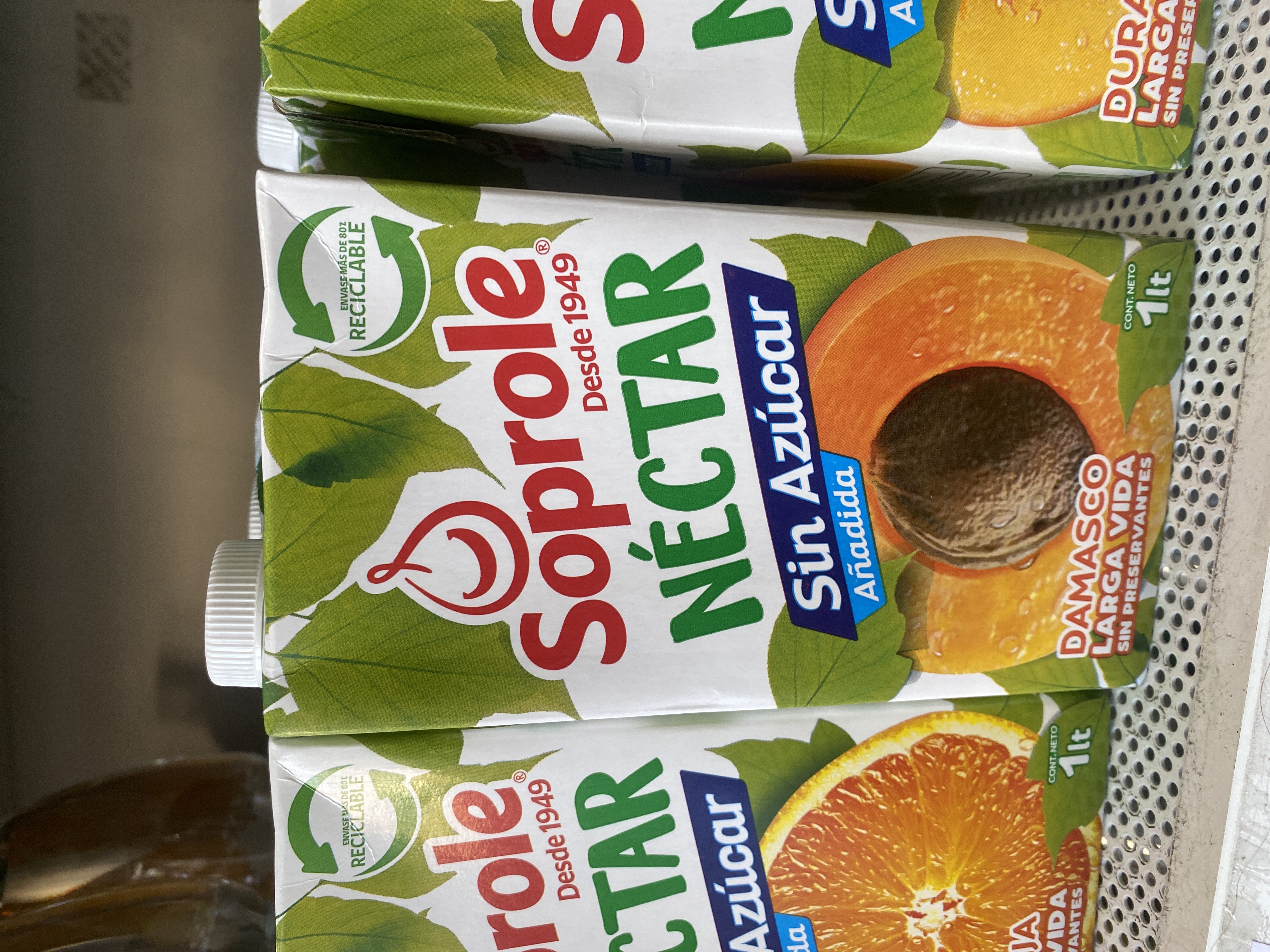 Jugo Sin Azúcar Damasco 1L