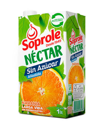 Jugo Sin Azúcar Naranja 1L