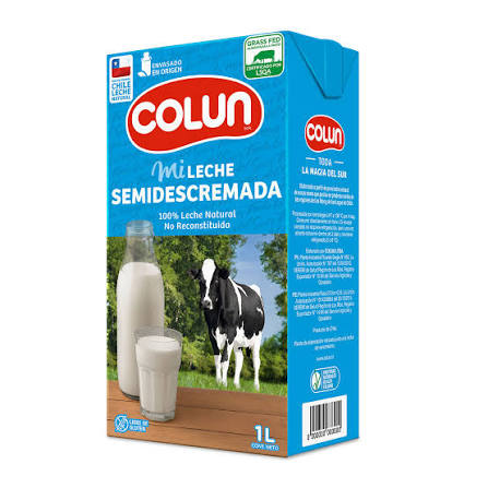 Leche Colun Semidescremada 1L